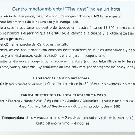 Centro Medioambiental The Nest - Adults Only Guest House El Plano ภายนอก รูปภาพ
